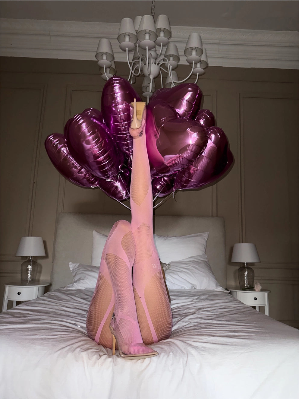 ANON SECRETS - TRIPLE X BODYSTOCKING in pink