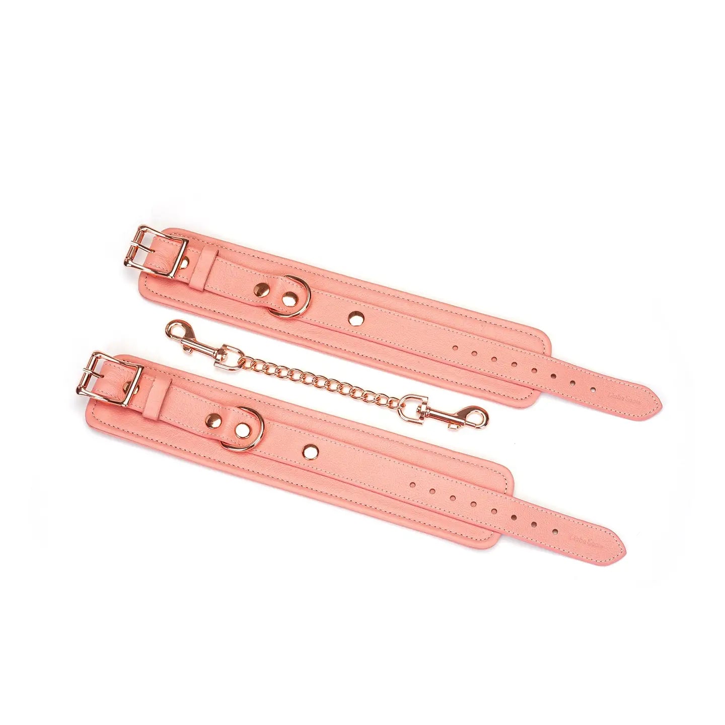 ANON SECRETS - Pink Dream LEATHER ANKLE CUFFS