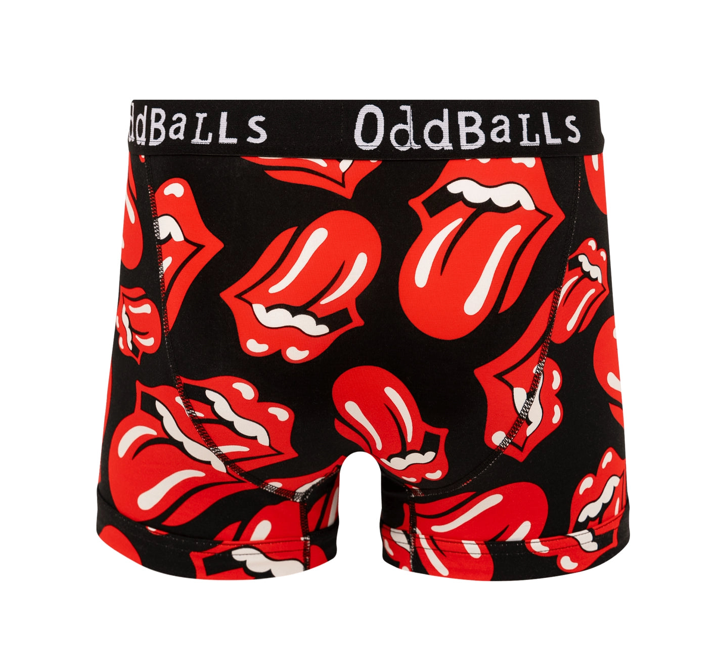 Oddballs - The Rolling Stones - Tongue - Mens Cotton Boxer Shorts