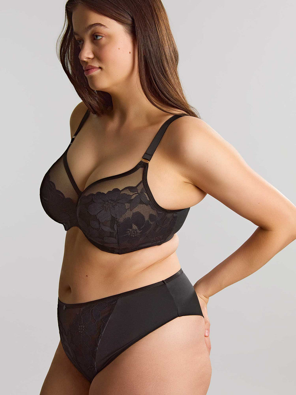 SCULPTRESSE - Flora Brazilian Brief in Black