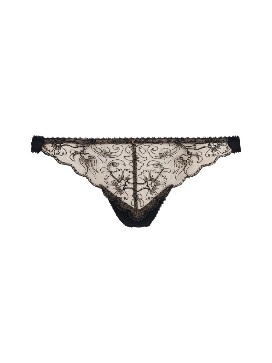 GOSSARD - VIP Fleur de Nuit Thong - Black
