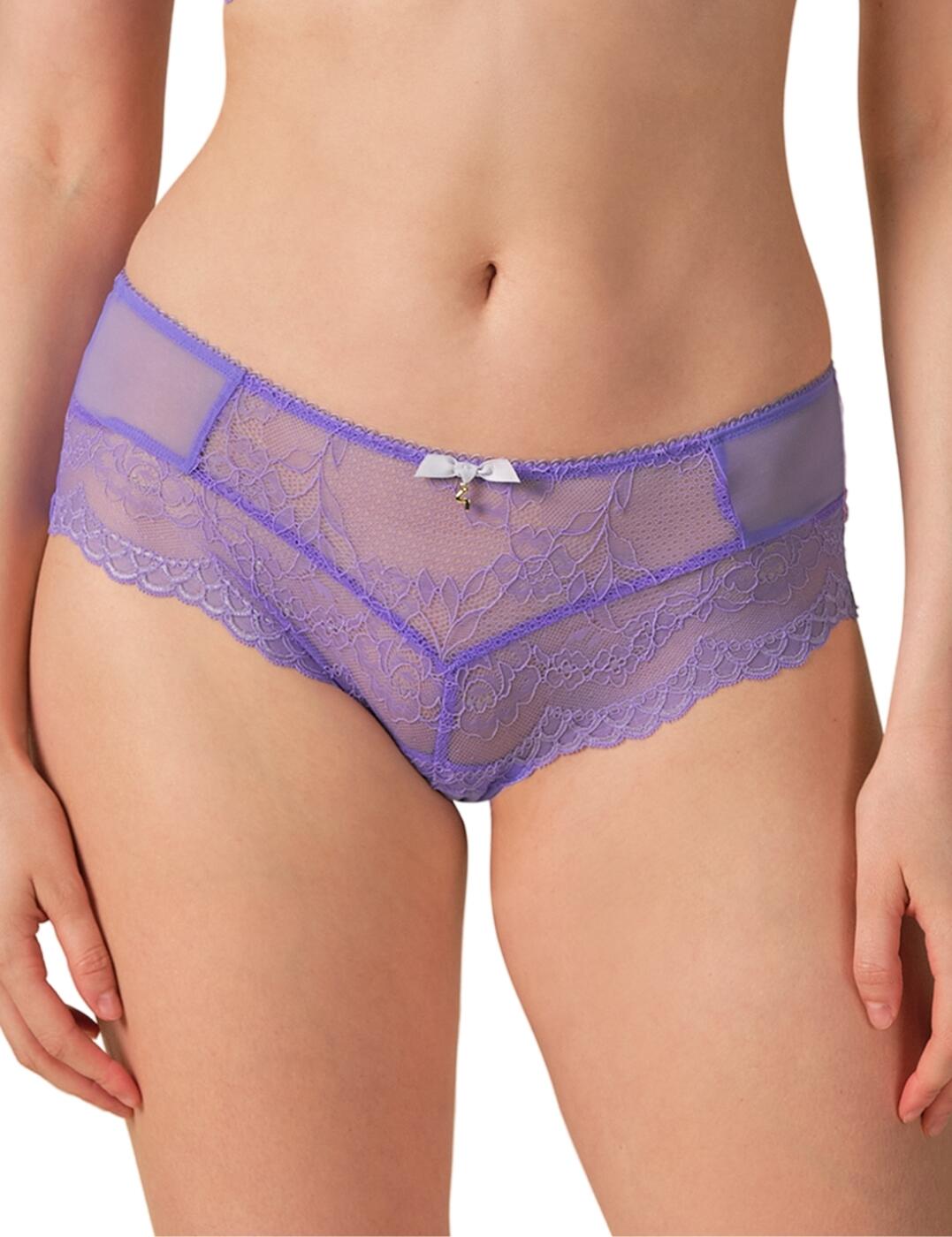 GOSSARD - Superboost Lace Short in Purple hebe