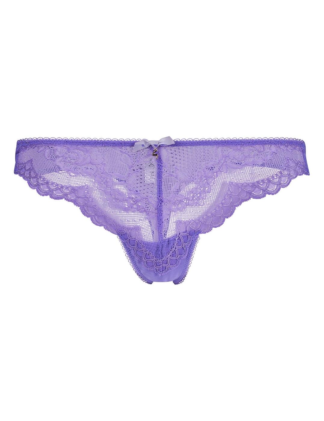 GOSSARD - Superboost Lace Thong in Purple hebe