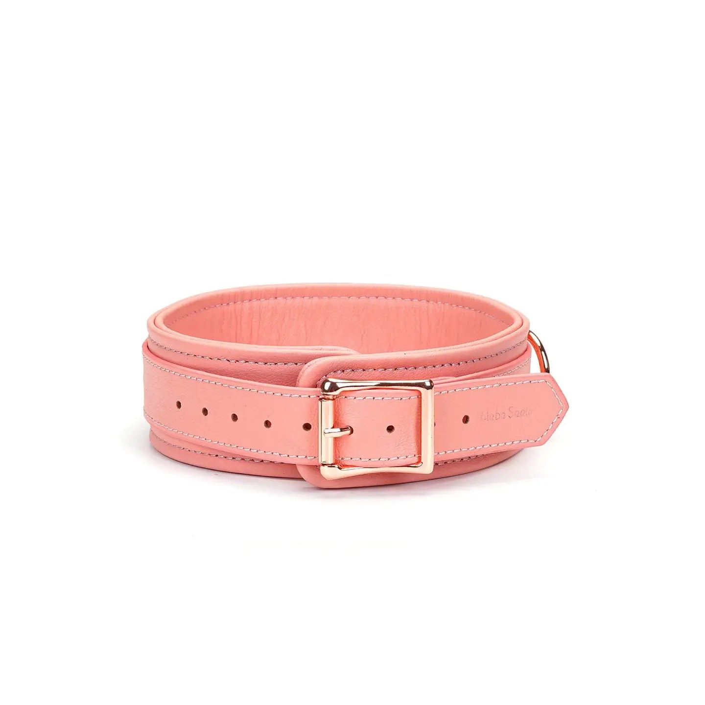 ANON SECRETS - Pink Dream Leather Collar With Leash