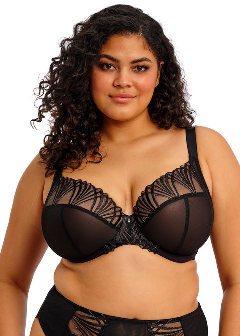 ELOMI - Reja Plunge Bra in Black