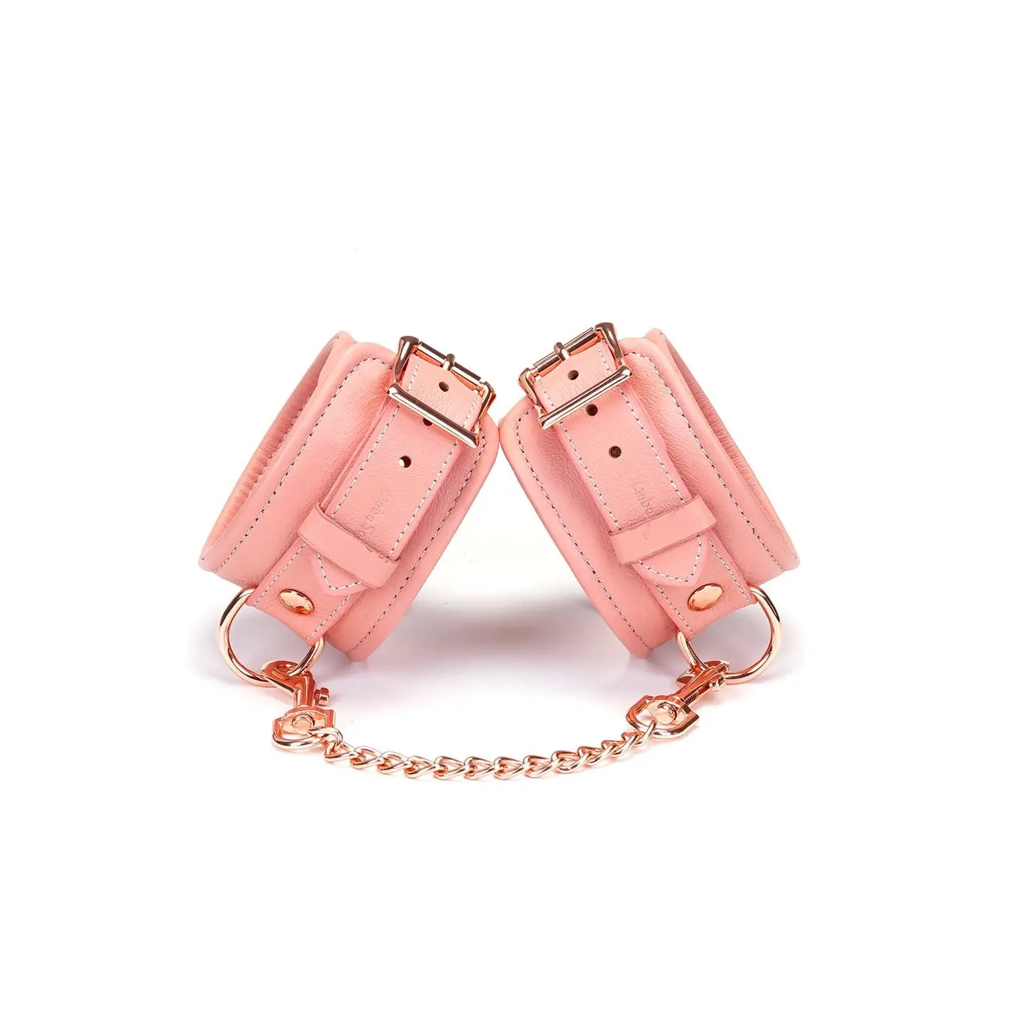 ANON SECRETS - Pink Dream LEATHER ANKLE CUFFS
