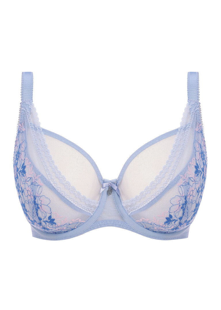 FREYA - Sydnie uw high apex plunge bra in Chambray