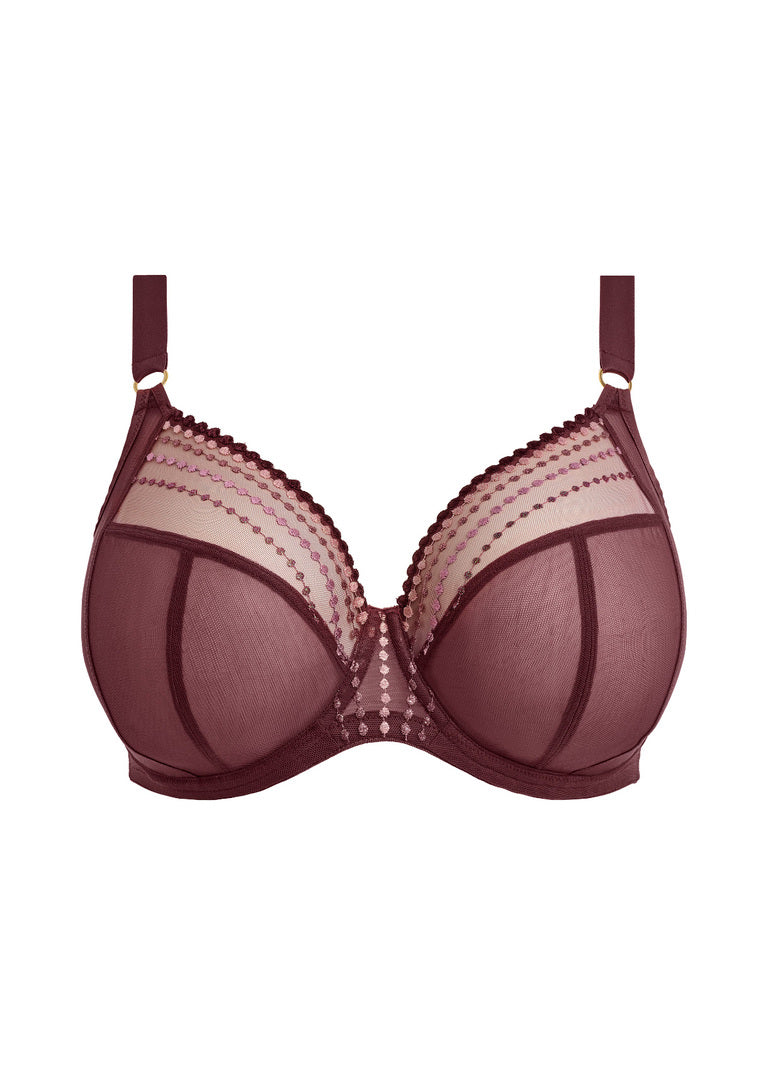 ELOMI - Matilda Sugarplum Uw Plunge Bra in Sugarplum