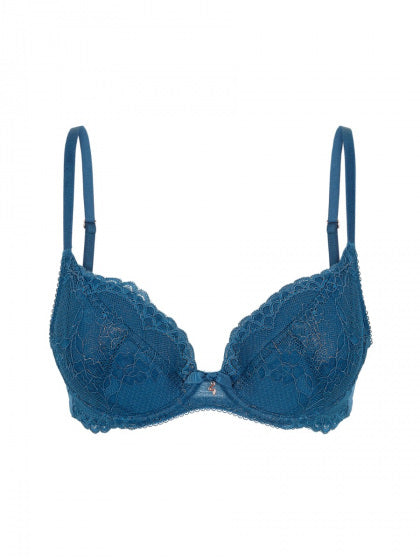 GOSSARD - SUPERBOOST PADDED PLUNGE BRA IN deep teal