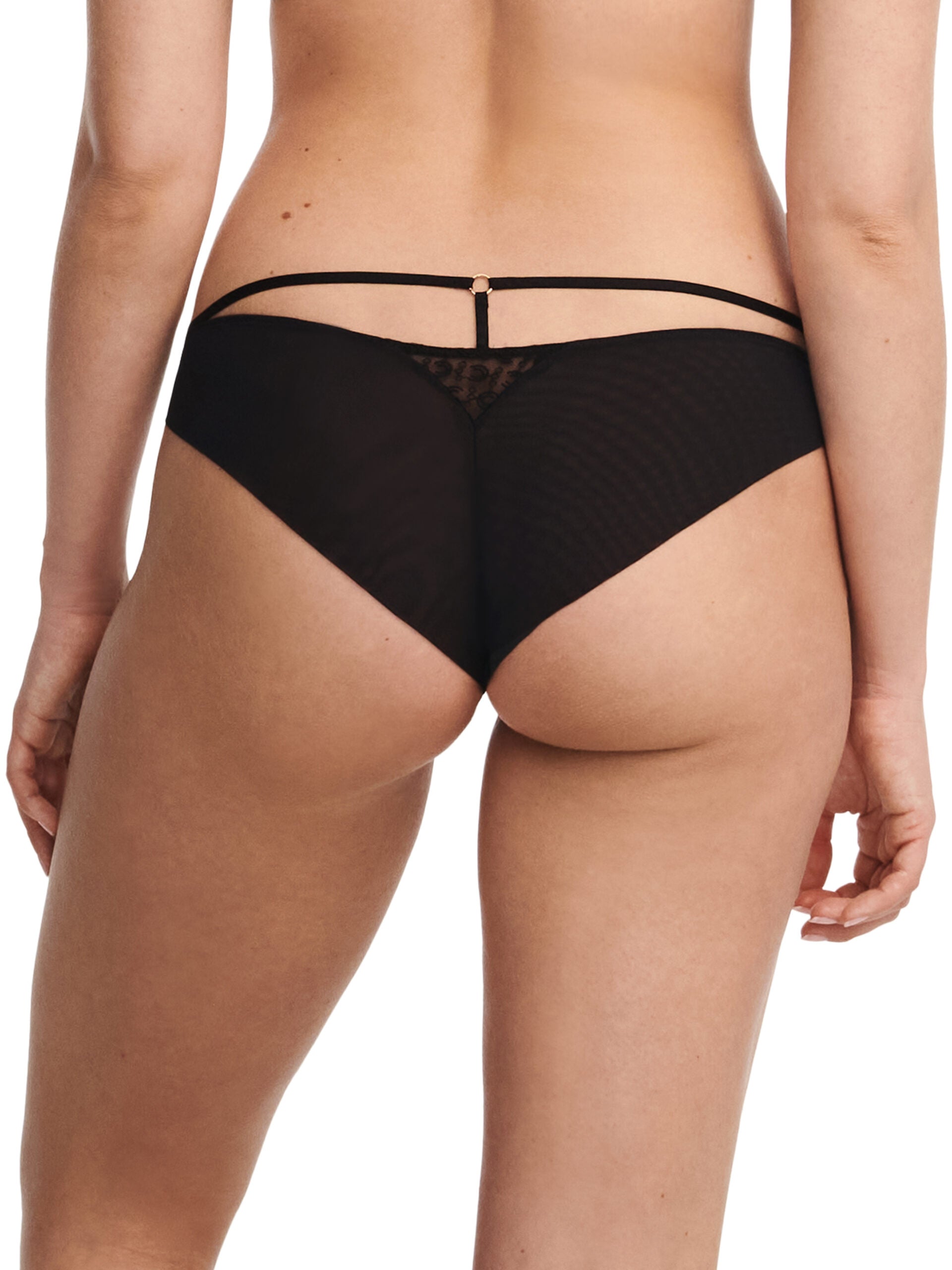 CHANTELLE - MONOGRAM BRIEF IN BLACK