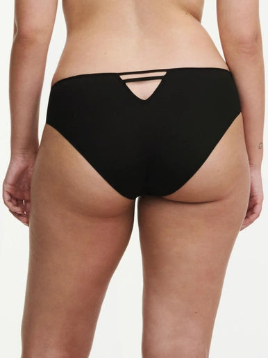 Chantelle Pulp - Spice brief in Noir and yellow