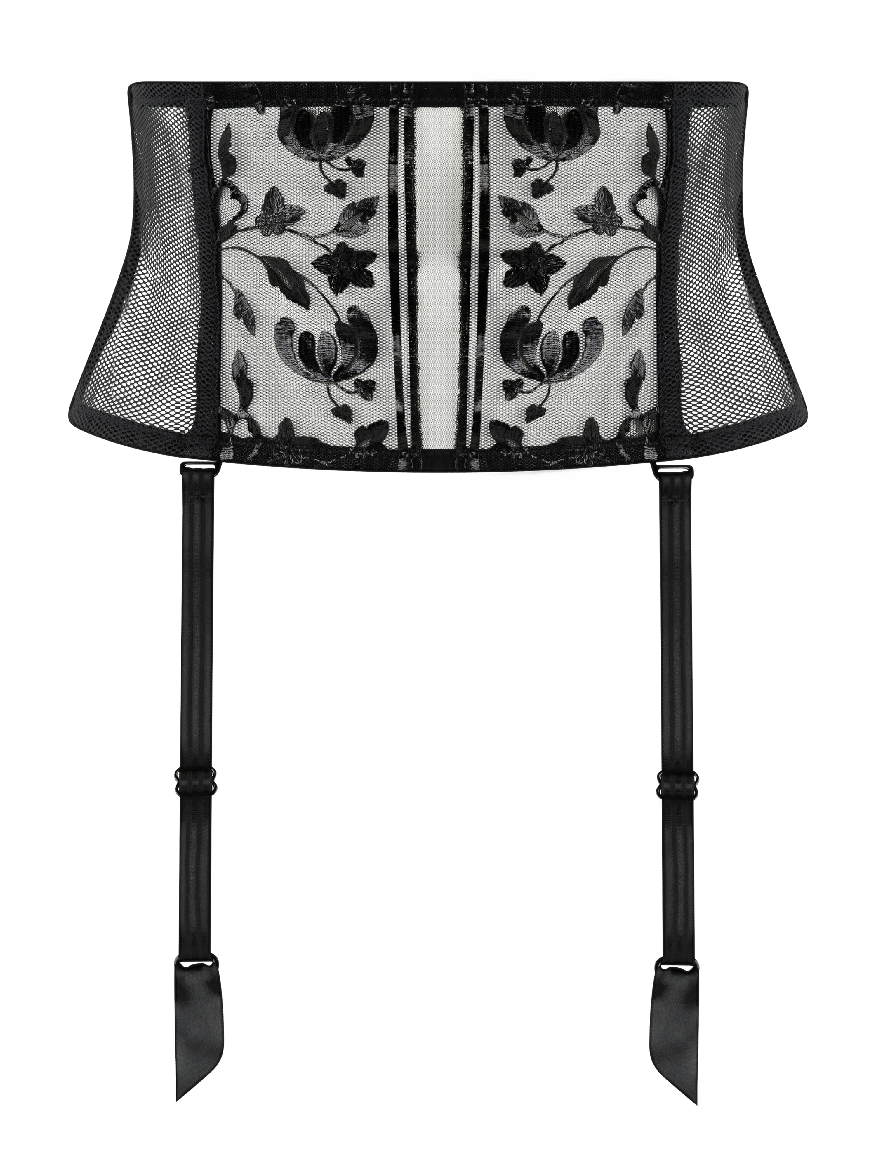 CHANTELLE Pulp - Philter Waist Chincher in Noir Vinyl
