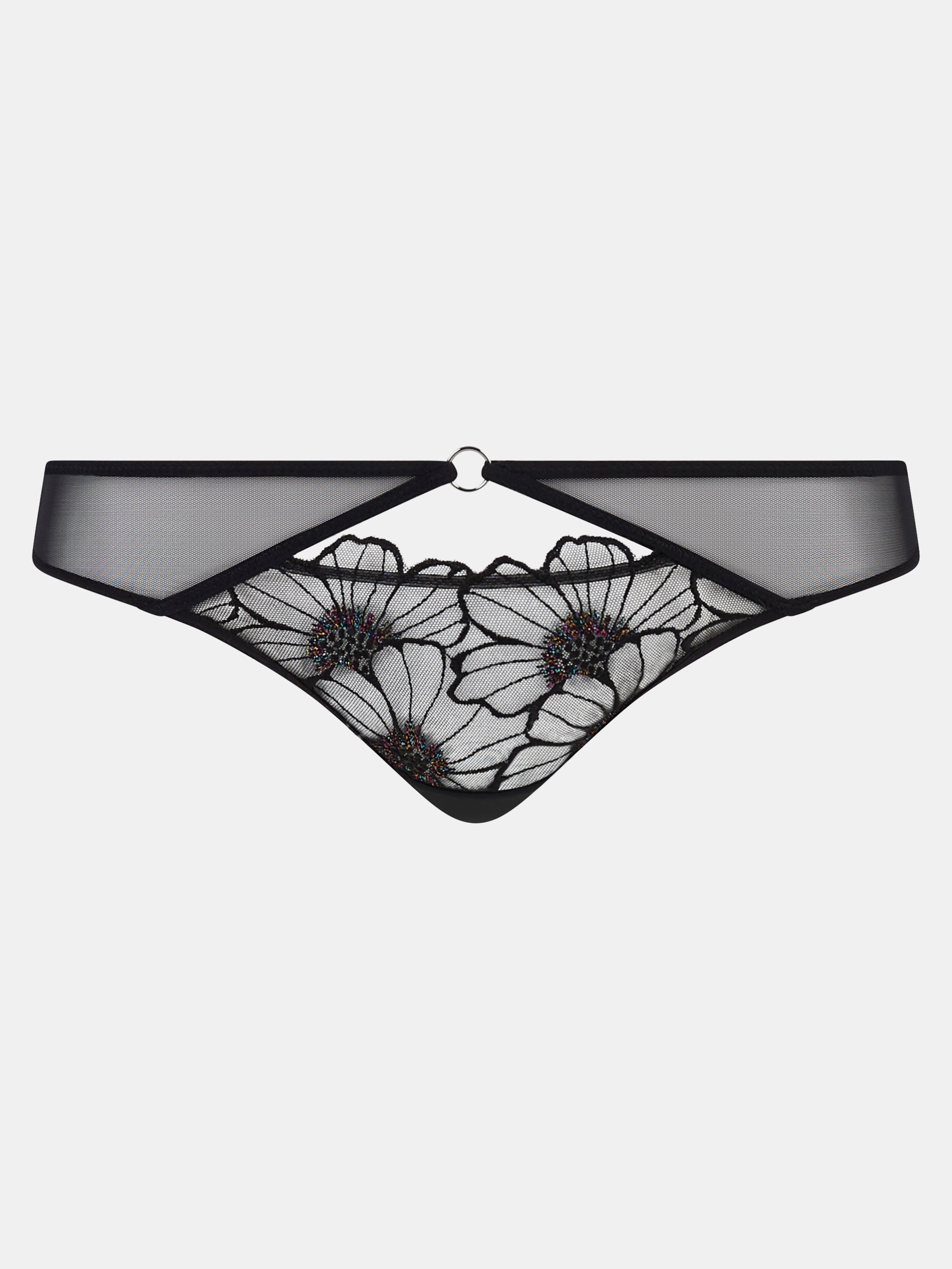 Chantelle - Lush brief in Festive Black