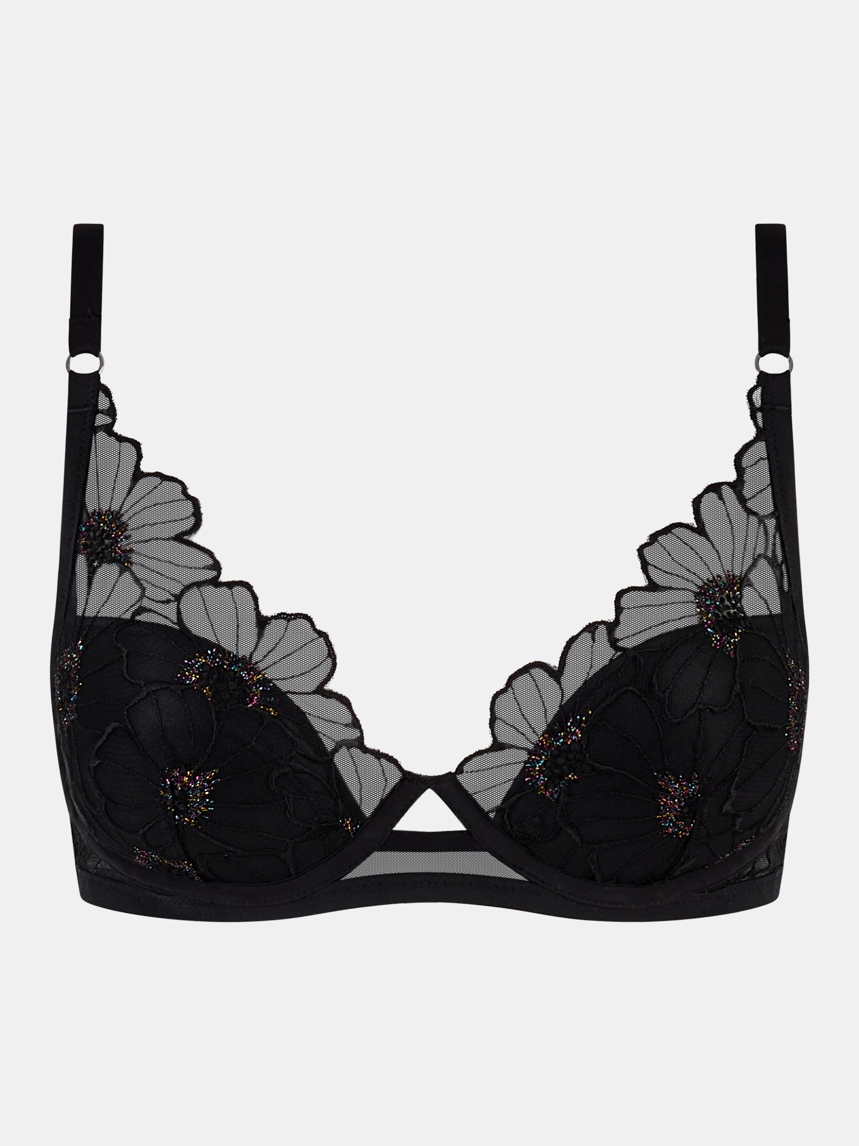 Chantelle - Lush plunge T-Shirt bra in festive Black