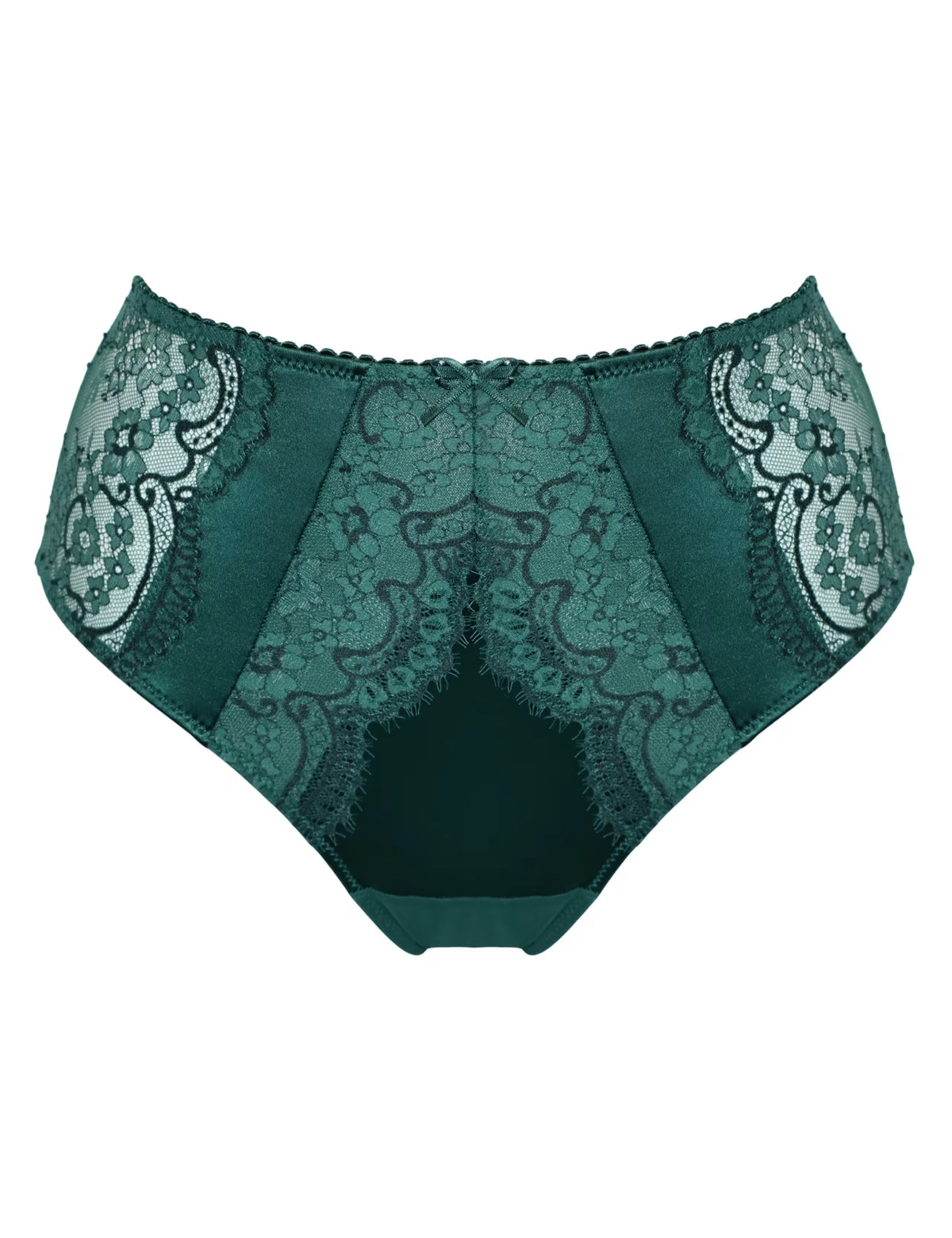 POUR MOI - Hollywood High Waist Light Control Brief - Forest