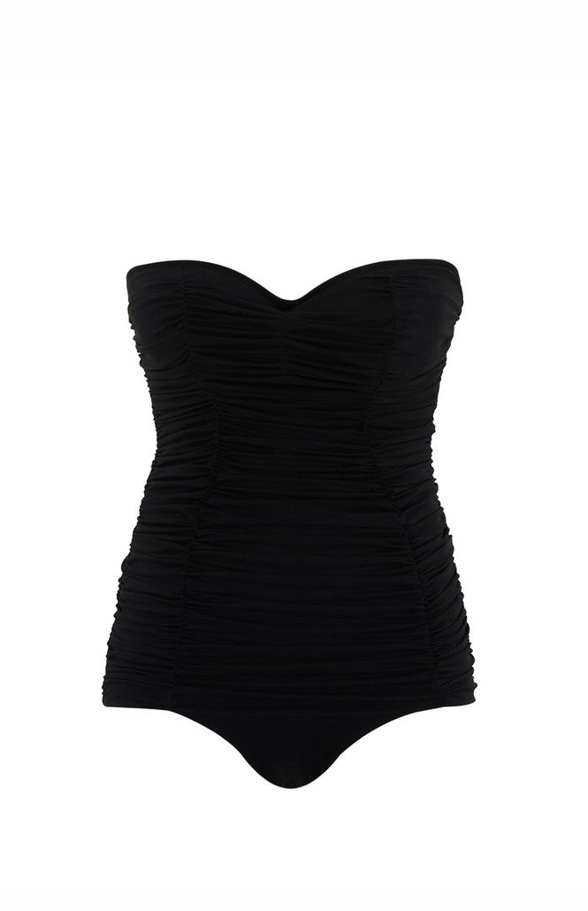 PANACHE - Marilyn Bandeau Swimsuit in Black