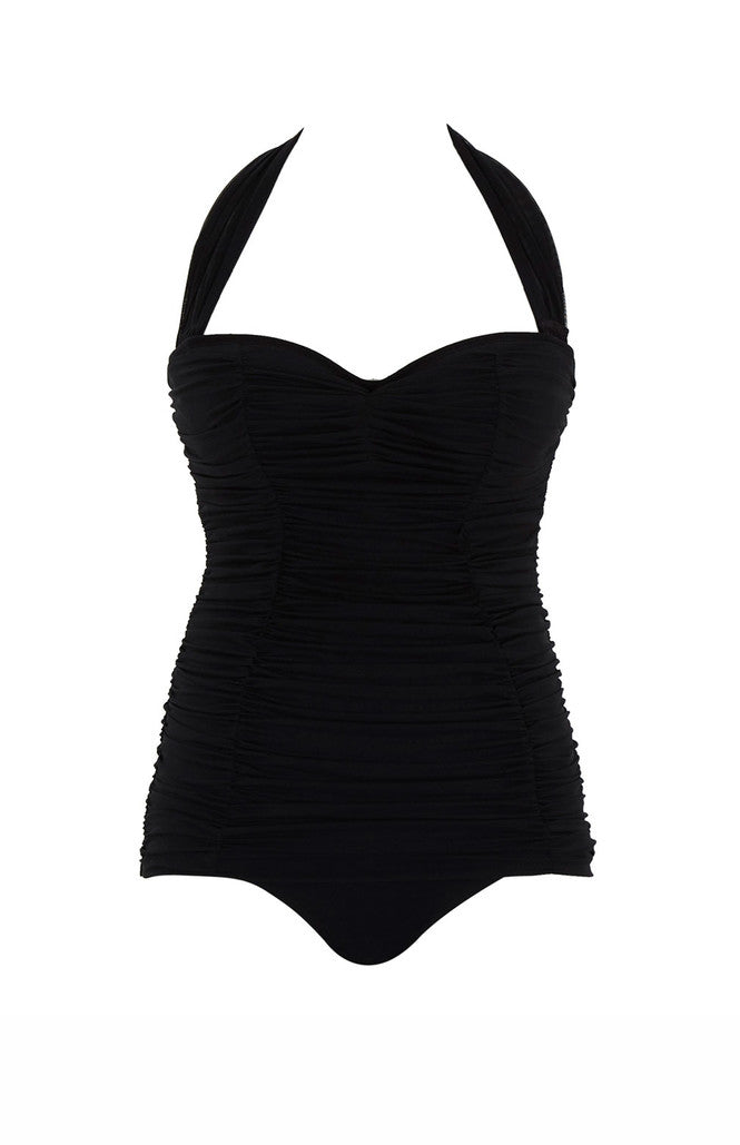 PANACHE - Marilyn Bandeau Swimsuit in Black