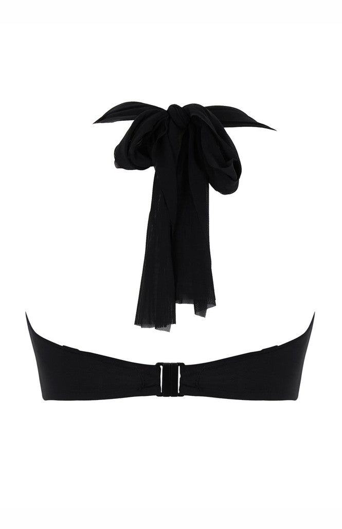 PANACHE - Margot Bandeau Bikini Top in Black