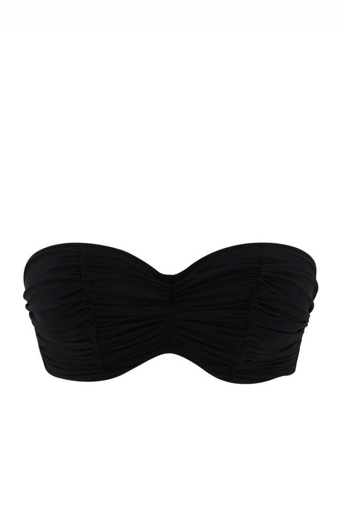 PANACHE - Margot Bandeau Bikini Top in Black