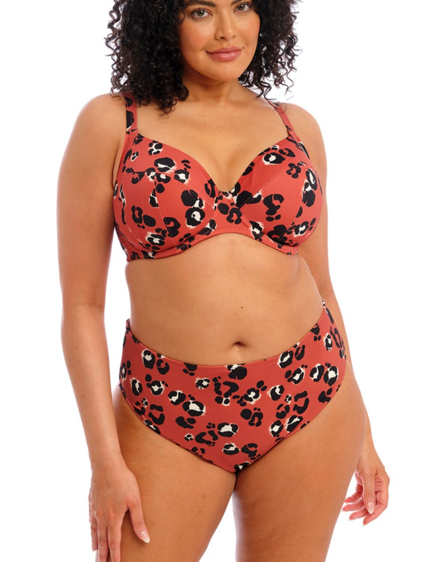 ELOMI - KOTIYA PLUNGE BIKINI TOP IN TERACOTTA