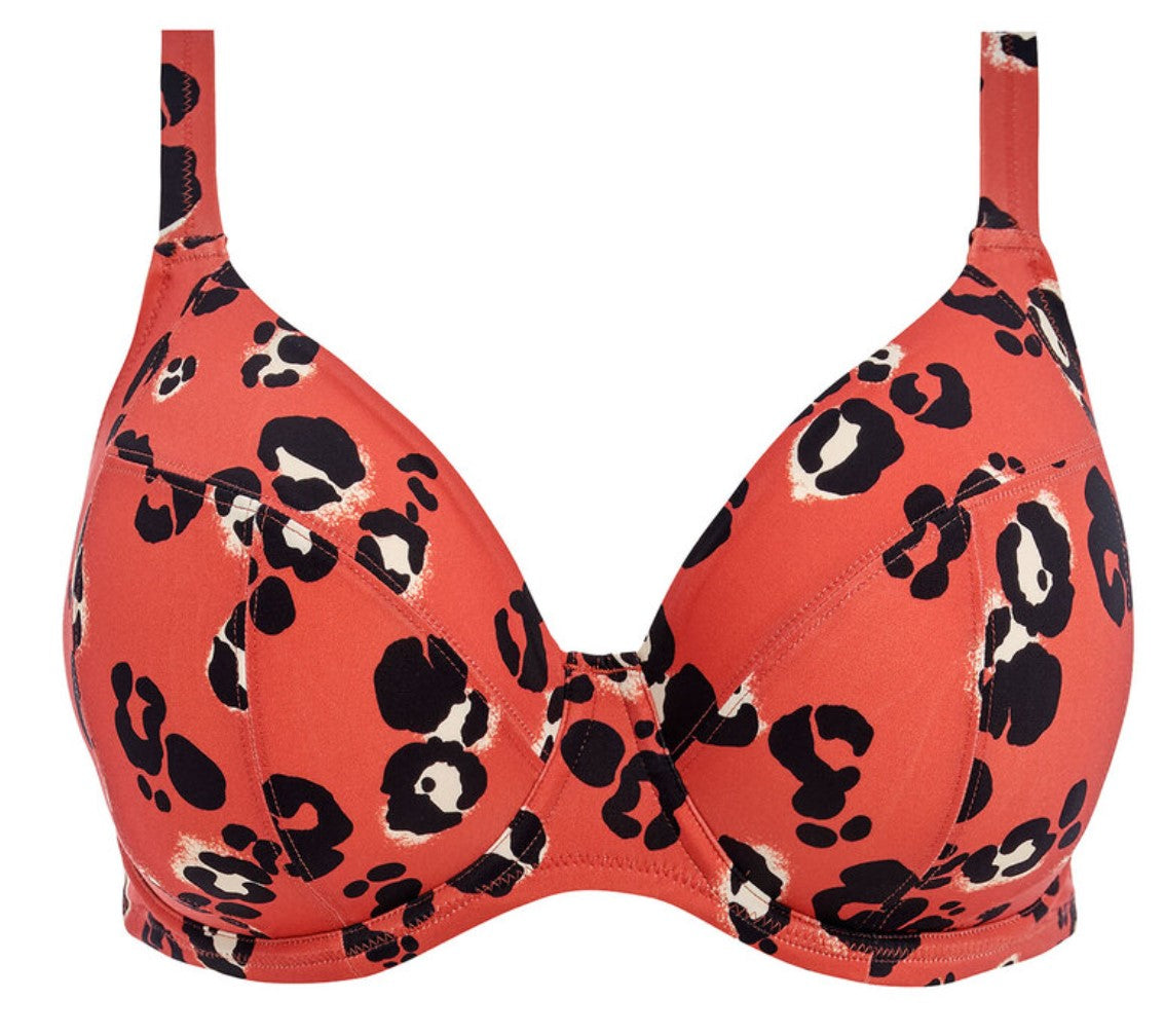 ELOMI - KOTIYA PLUNGE BIKINI TOP IN TERACOTTA
