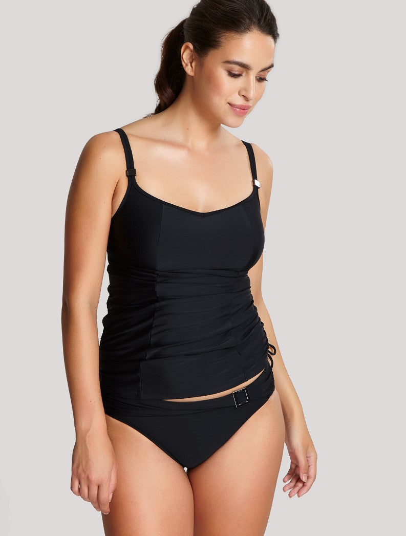 PANACHE - ANYA TANKINI TOP IN BLACK