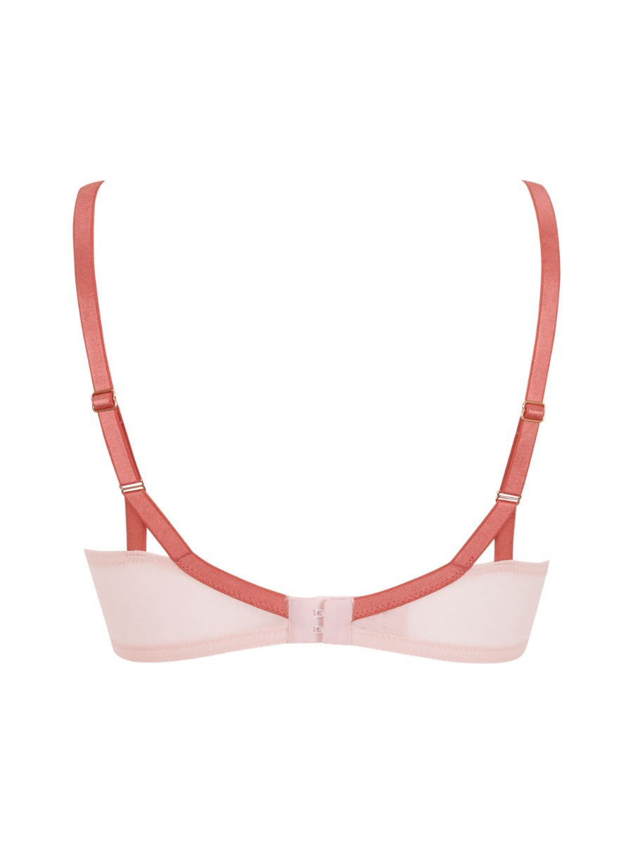 GOSSARD - Lacage Non Padded Balconette Bra in Rose