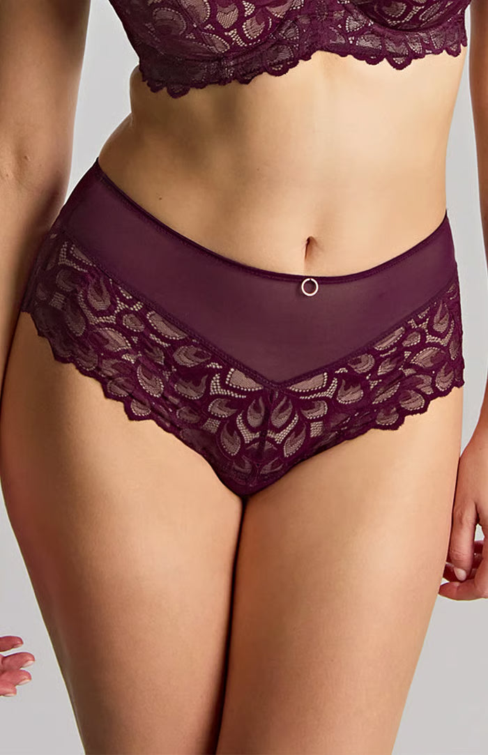PANACHE - ALLURE DEEP BRIEF IN plum