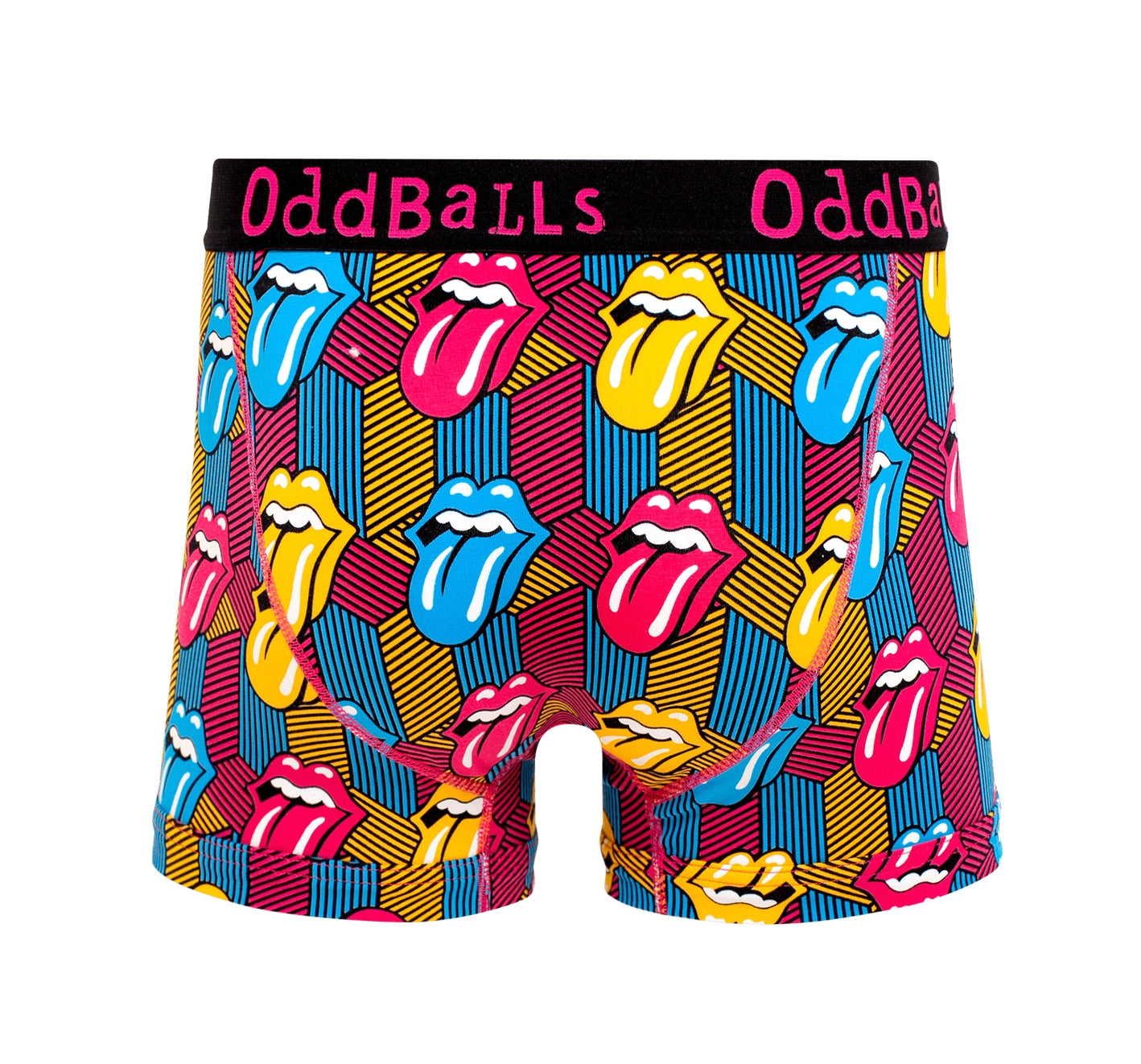 Oddballs - The Rolling Stones - Retro - Mens Cotton Boxer Shorts