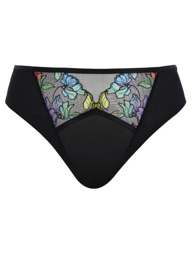 SCULPTRESSE - EDEN HIGH LEG BRIEF IN BLACK