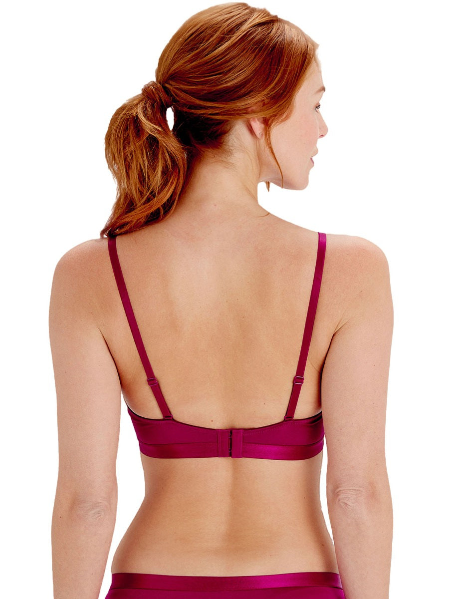 PRETTY POLLY - Botanical Lace High Apex Bra - Fuchsia