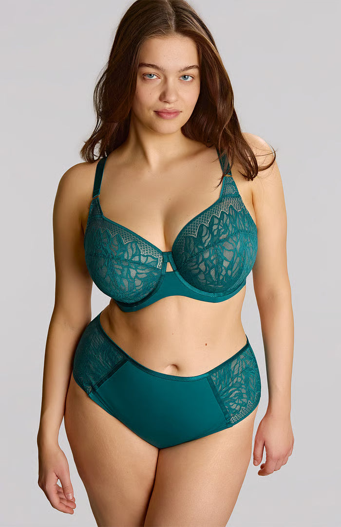 SCULPTRESSE - Sophia Full Cup Bra in Teal Blue