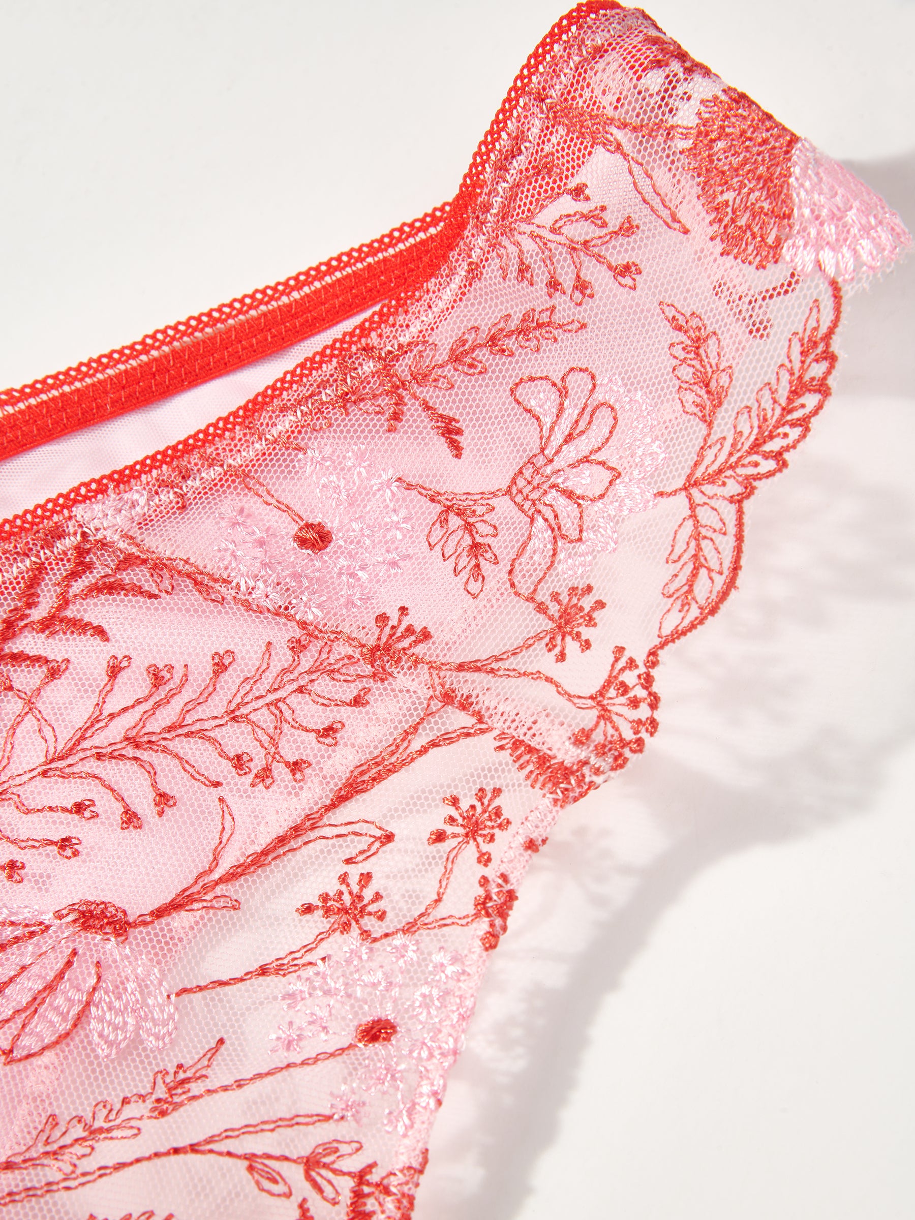 PASSIONATA - Chloe tanga in Red/Fuchsia
