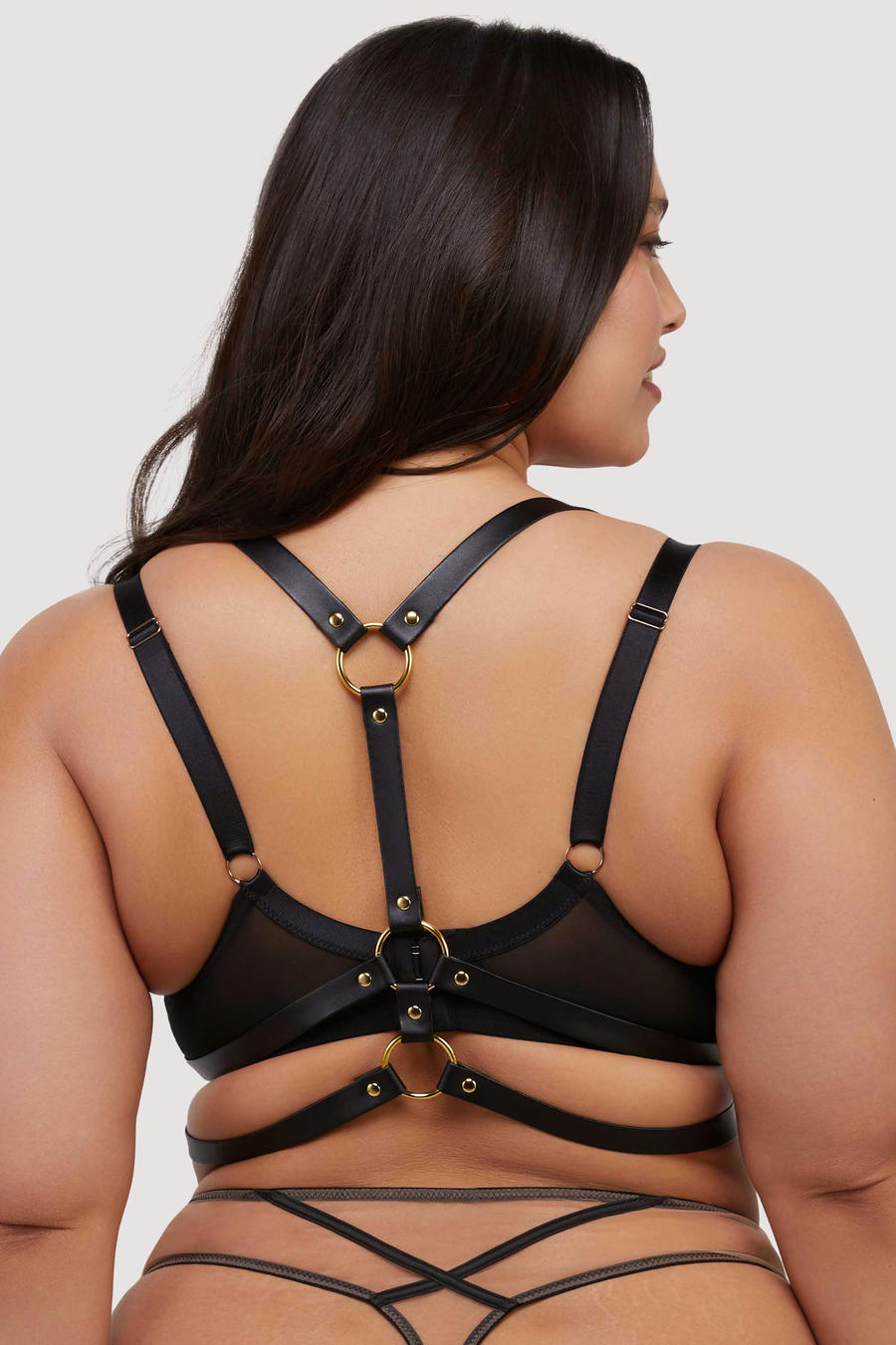 ANON SECRETS - CHEST HARNESS IN BLACK