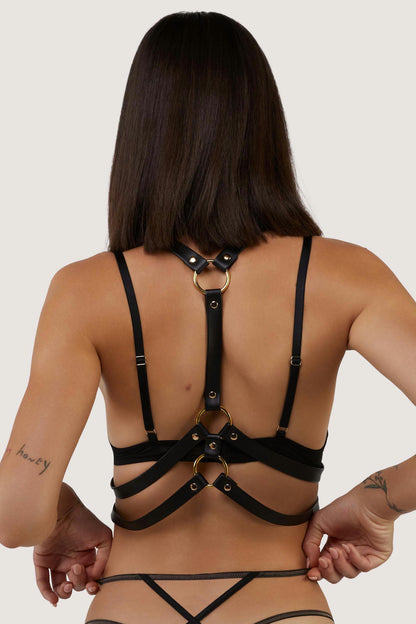 ANON SECRETS - CHEST HARNESS IN BLACK