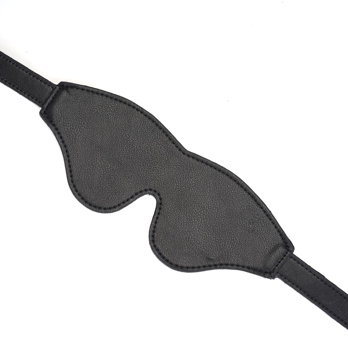 ANON SECRETS - DARK SECRET BLACK LEATHER BLINDFOLD