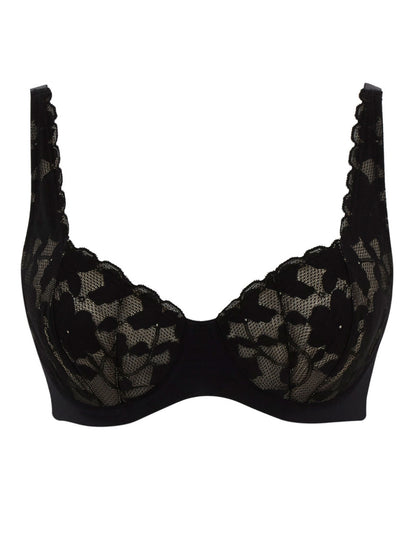 PANACHE - Amour High Apex Balcony Bra in Black