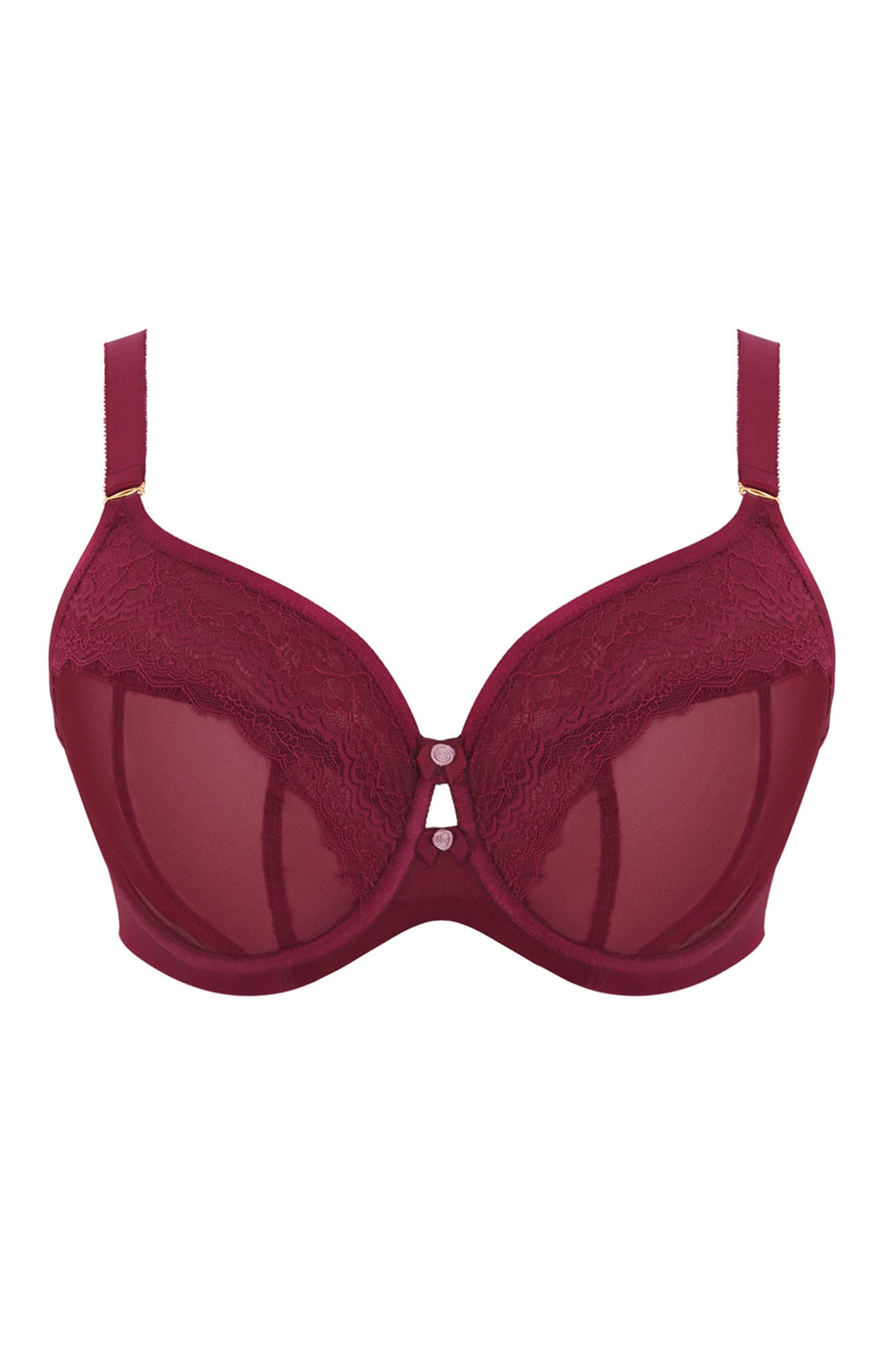 SCULPTRESSE - Natalia Full Cup Bra in Bordeaux Red