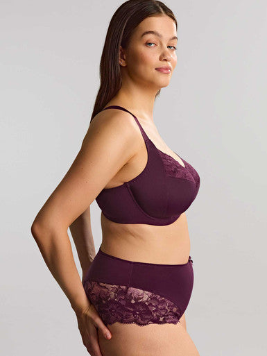 SCULPTRESSE - Amara Full Cup Bra in Plum