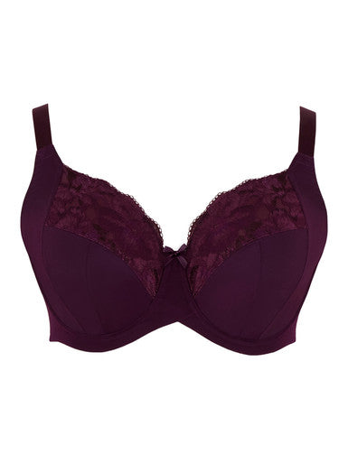 SCULPTRESSE - Amara Full Cup Bra in Plum