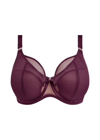 ELOMI - Kintai Plunge Bra in Blackberry