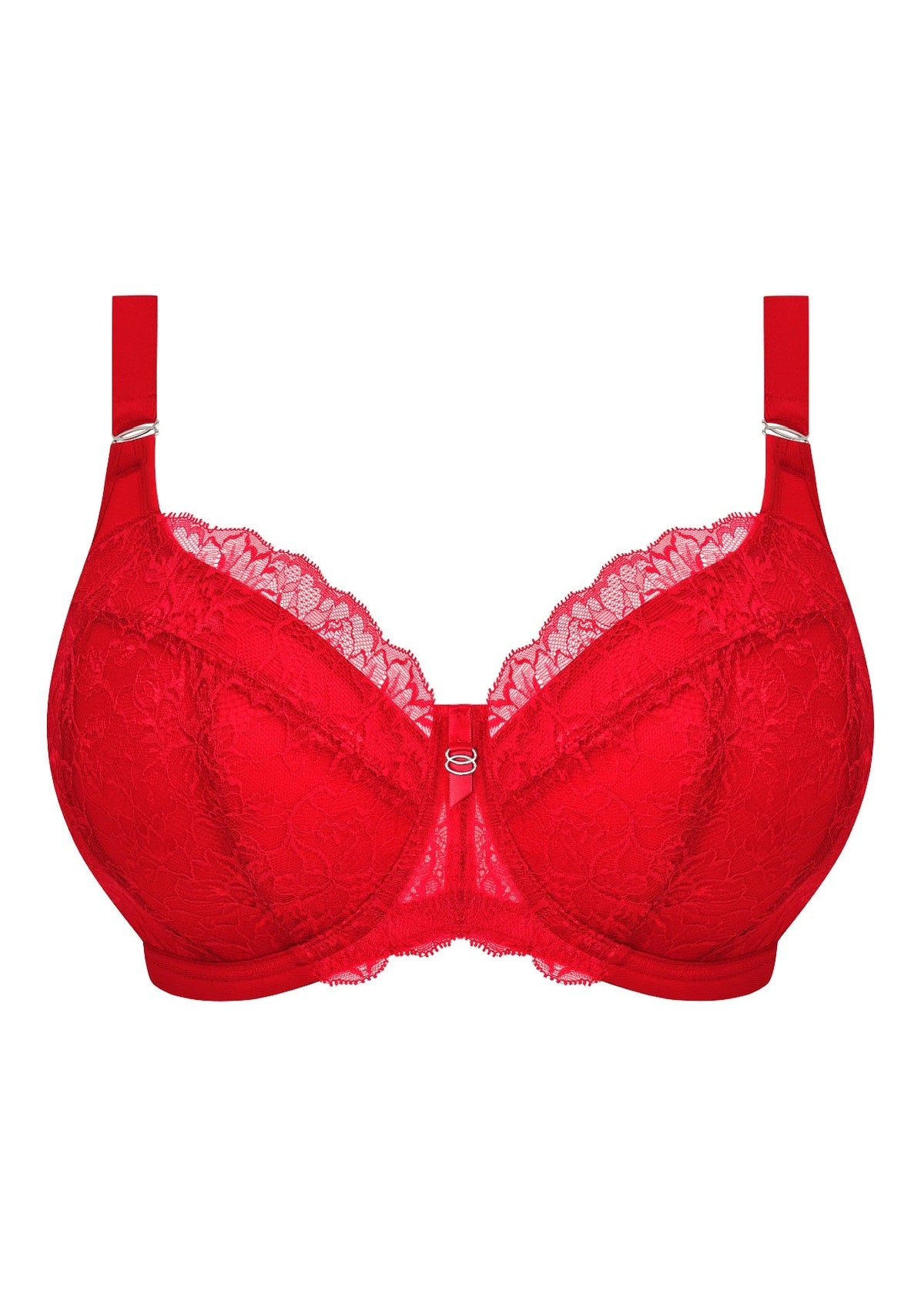 ELOMI - Brianna Uw Padded Half Cup Bra in Haute Red