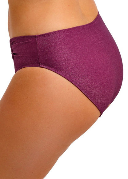 FANTASIE - Paros Coast Mid Rise Bikini Brief in Berry Shimmer