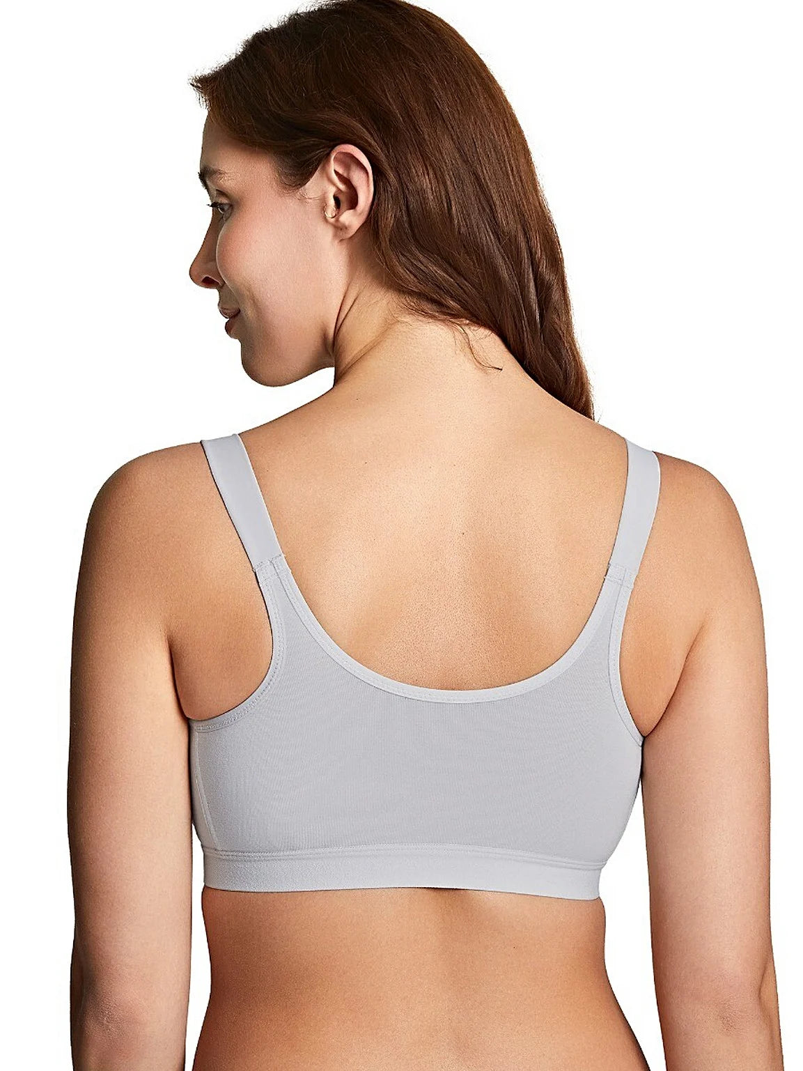 Royce - Fearne Organic Cotton Front Fastening Comfort Bra in Grey