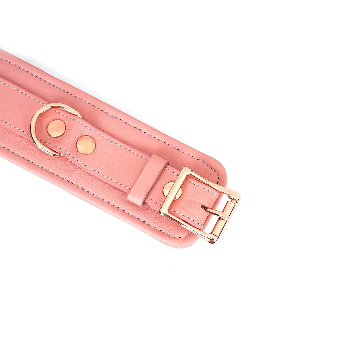 ANON SECRETS - Pink Dream Leather Wrist Cuffs Handcuffs