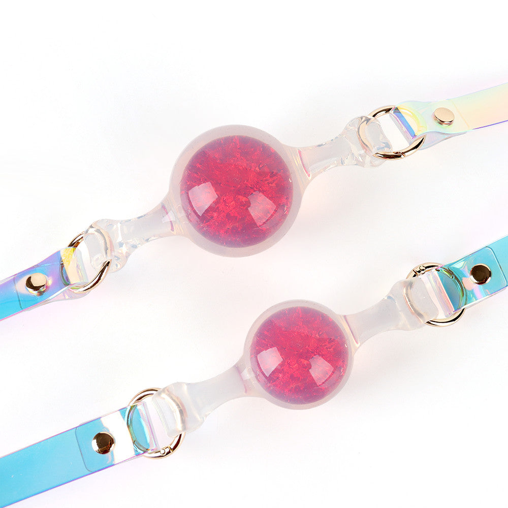 ANON SECRETS - Crystal Ball Gag - Red