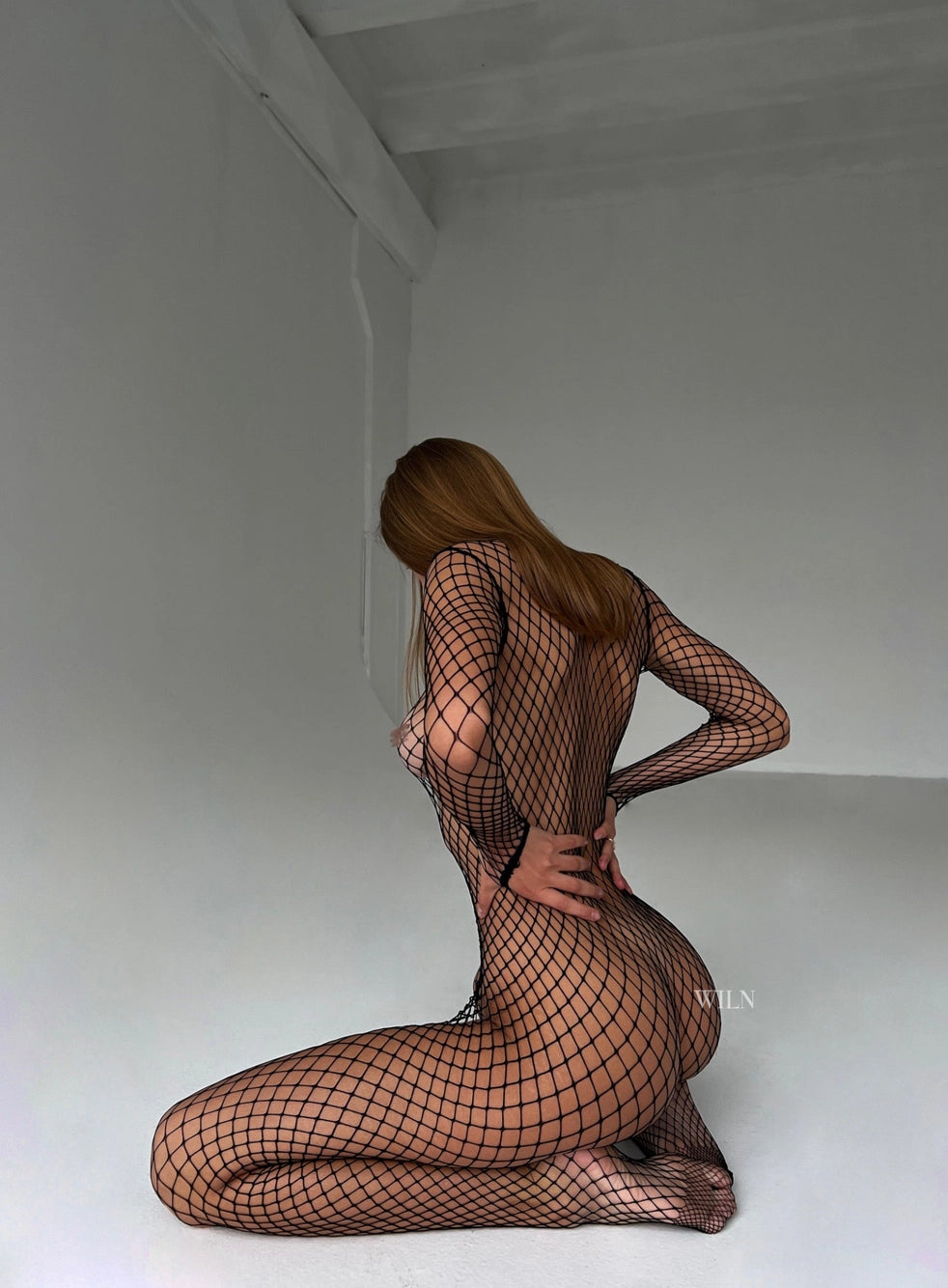 ANON SECRETS - PREY BODYSTOCKING IN BLACK