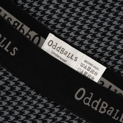 Oddballs - Houndstooth - Mens Cotton Boxer Shorts