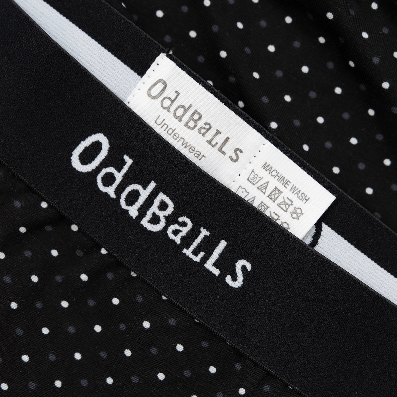 Oddballs -Grapes - Classic Polka Dot - Mens Cotton Boxer Shorts