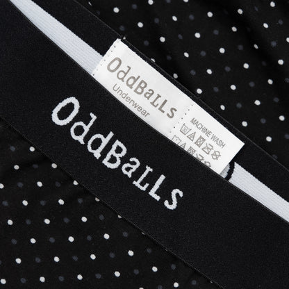 Oddballs -Grapes - Classic Polka Dot - Mens Cotton Boxer Shorts